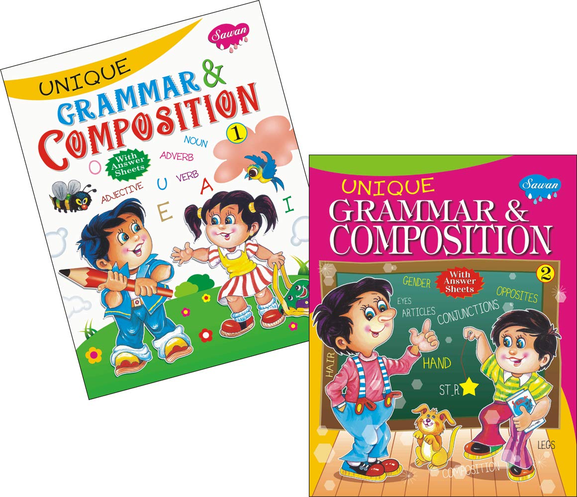 Unique Grammer & Composition1 & 2 | Pack Of 2 Books
