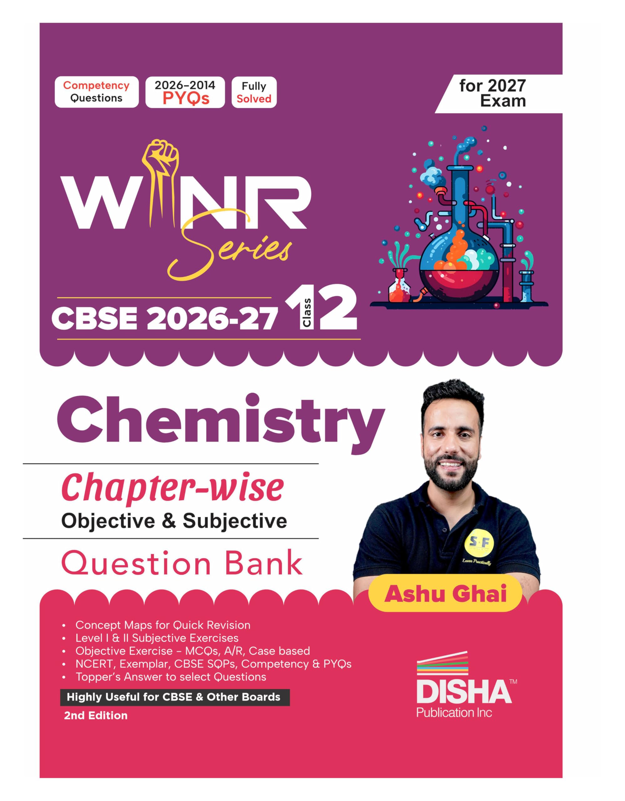 WINR Series CBSE 202627 Class 12 Chemistry Chapterwise Objective & Subjective Question Bank 2nd Edn | Oneshot solution for 20