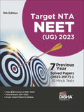 Target Nta Neet (Ug) 2023  7 Previous Year Solved Papers (2022  2017) & 10 Mock Tests 11Th Edition