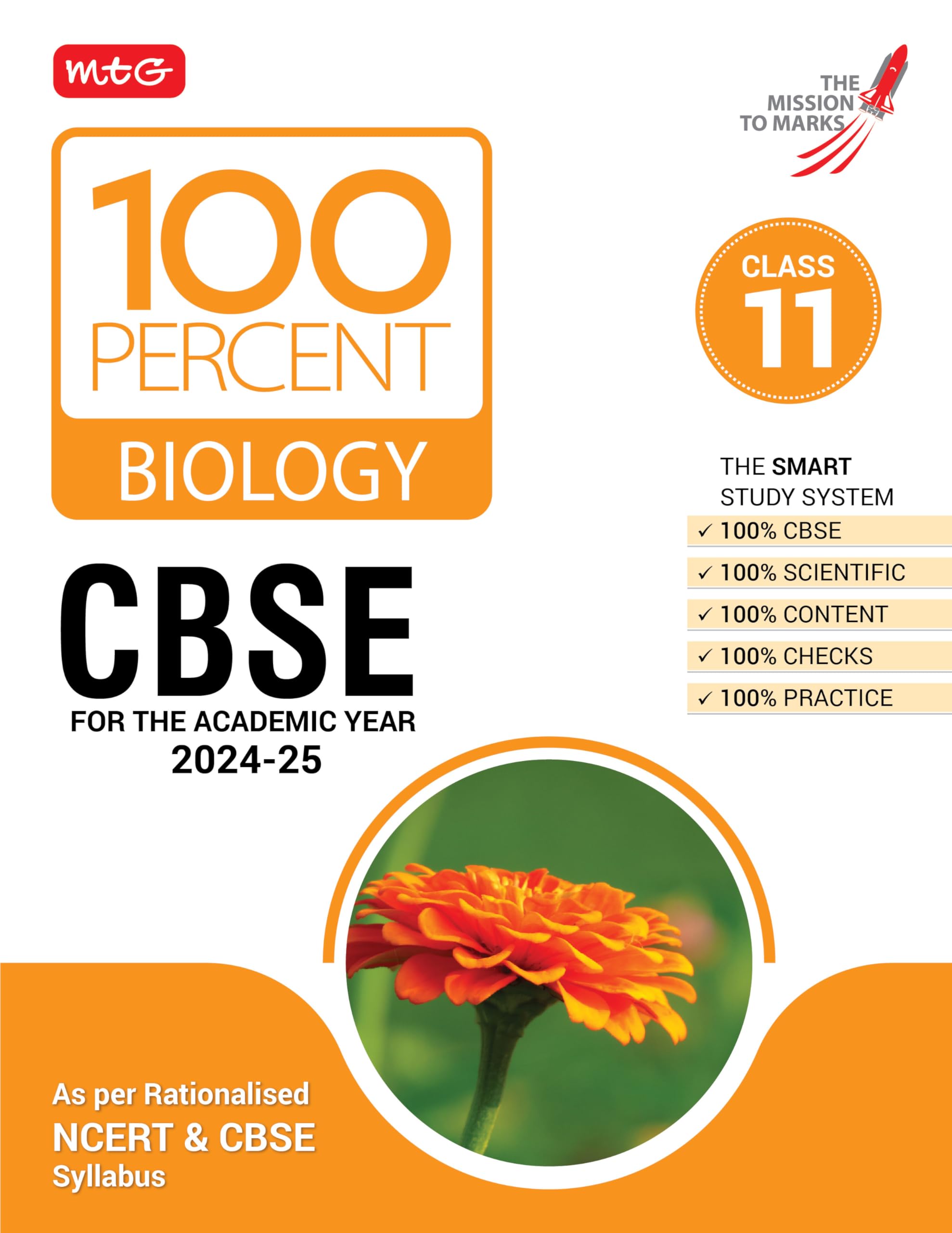 MTG 100 Percent Biology For Class 11 CBSE Board Exam 202425 | ChapterWise Selfevaluation Test, Theory, Diagrams & Practical A