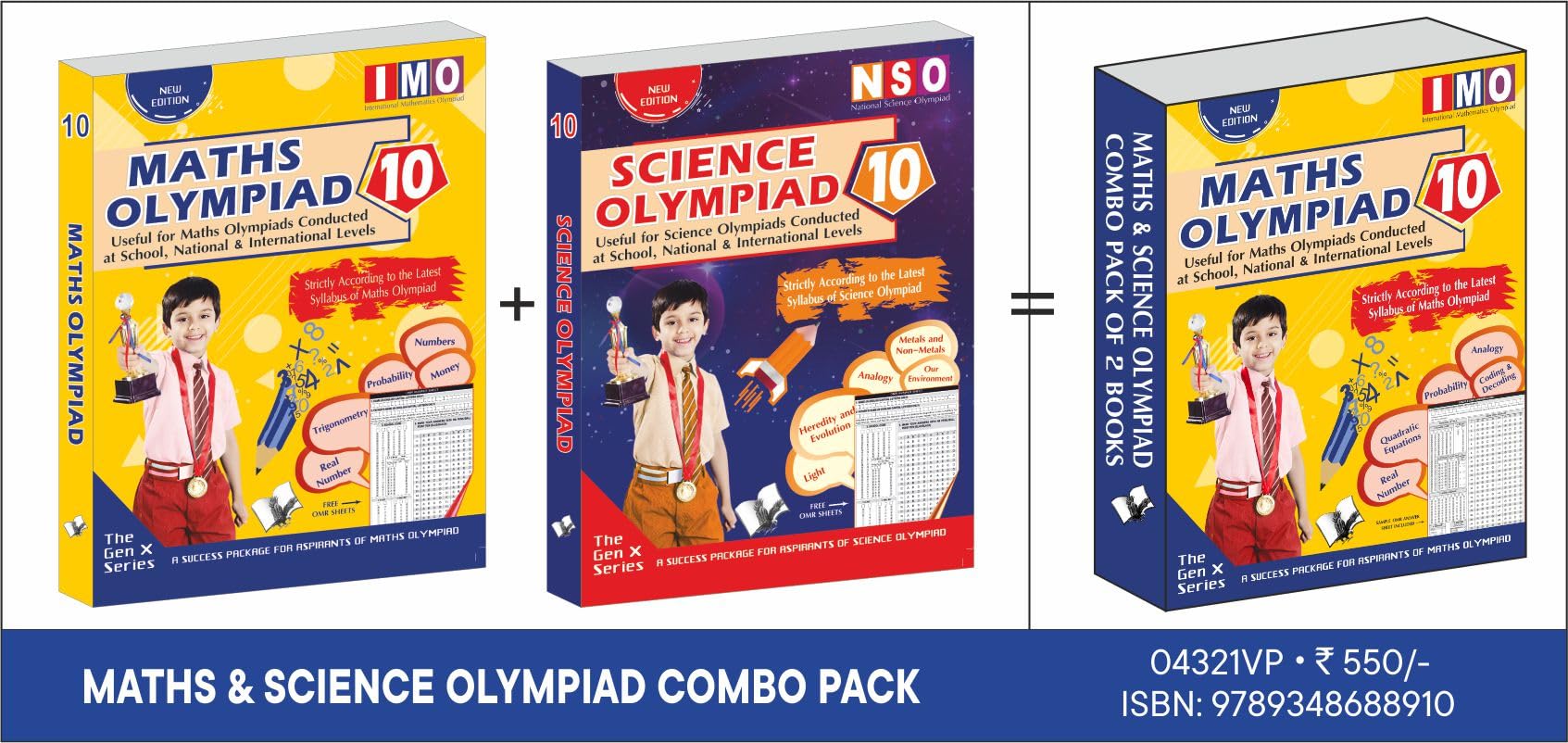 Math+Science Value Pack Class 10 (2 Book Set)