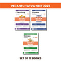 Vedantu NEET PCB Class 12 (12 Books) Tatva Practice Books (Black & White)| Topicwise Concept Videos Exercises with PYQs Solved 