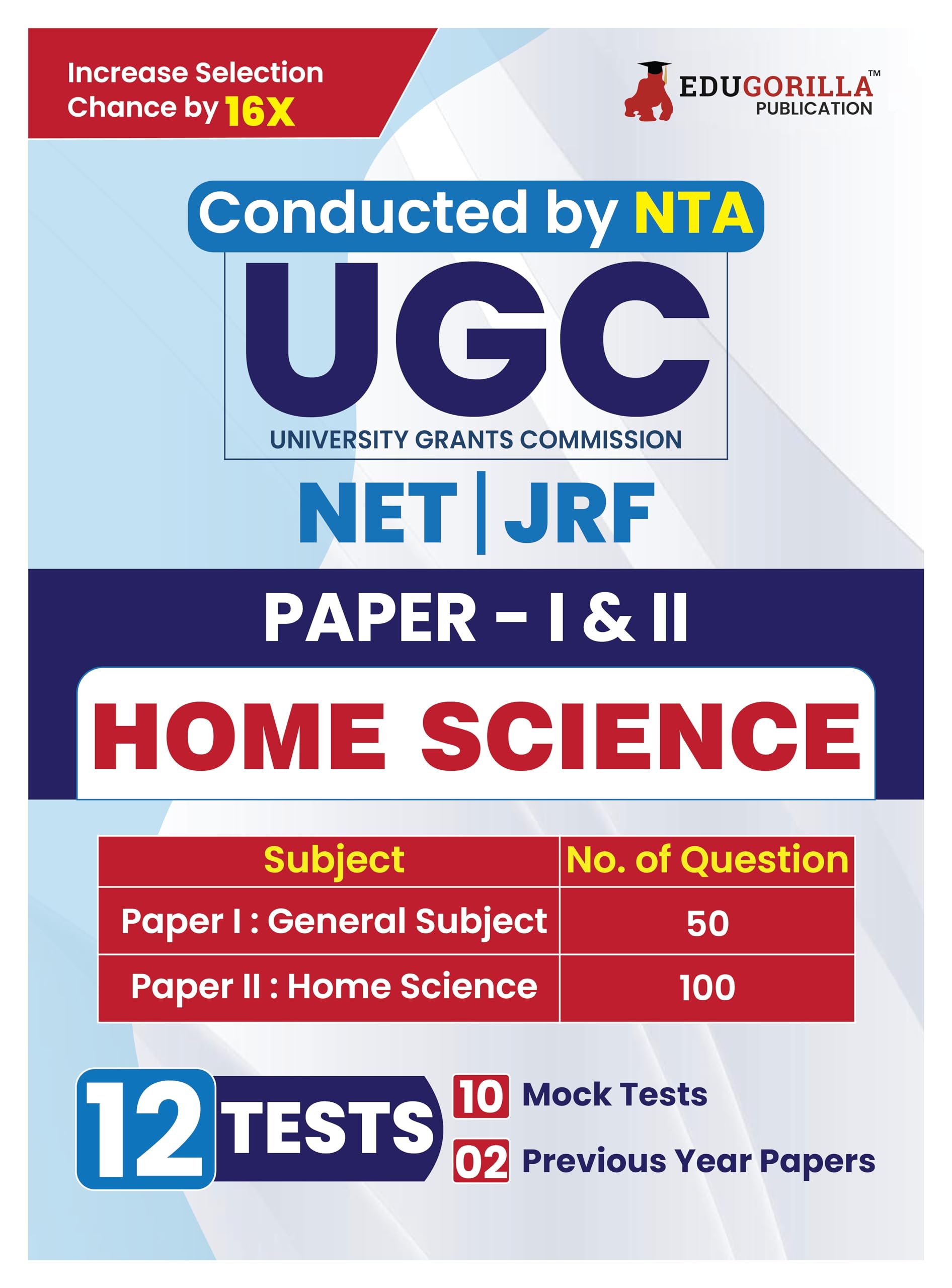 Nta Ugc Net Home Science (Paper I & Ii) Exam 2024 | 10 Full Length Practice Mock Tests + 2 Previous Year Papers (1800+ Solved Qu