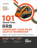 101 Speed Test For Rrb Assistant Loco Pilot (Alp) Stage I & Ii Exam With 5 Practice Sets  3Rd Edition | Indian Railway Recruitm