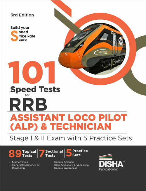 101 Speed Test For Rrb Assistant Loco Pilot (Alp) Stage I & Ii Exam With 5 Practice Sets  3Rd Edition | Indian Railway Recruitm