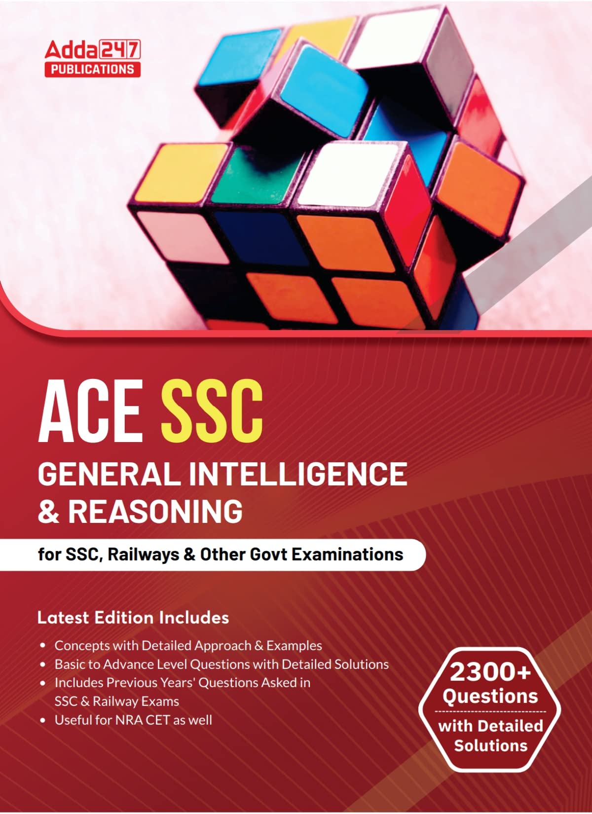 Ace Ssc Reasoning For Ssc Cgl, Chsl, Cpo, Gd And Other Govt. Exams (English Printed Latest Edition)By Adda247