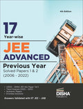 17 YearWise Jee Advanced Previous Year Solved Papers 1 & 2 (2006  2022) 4Th Edition | Answer Key Validated With Iitjee Jab | P