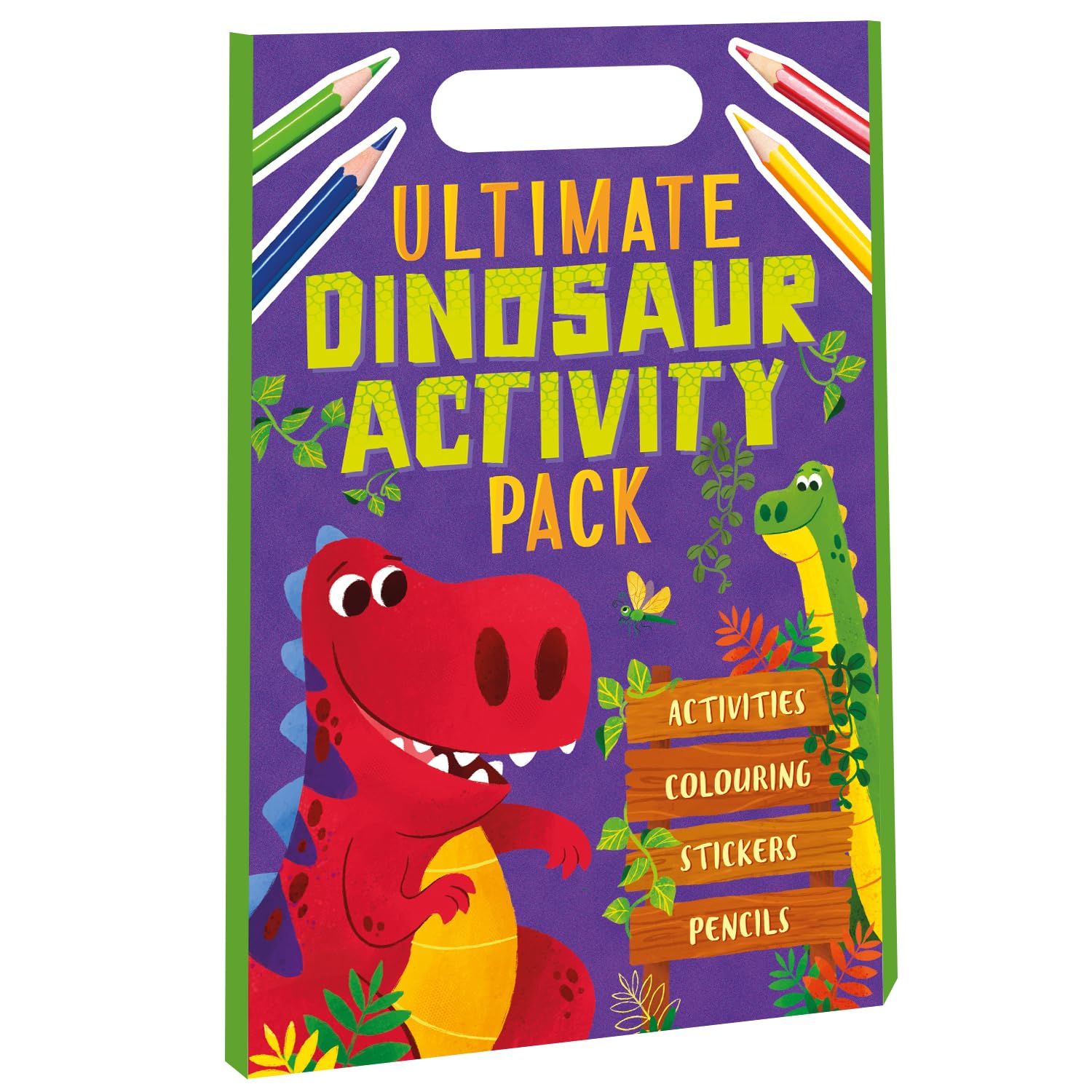 Ultimate Dinosaur Activity Pack With Activities, Colouring, Stickers, Pencils