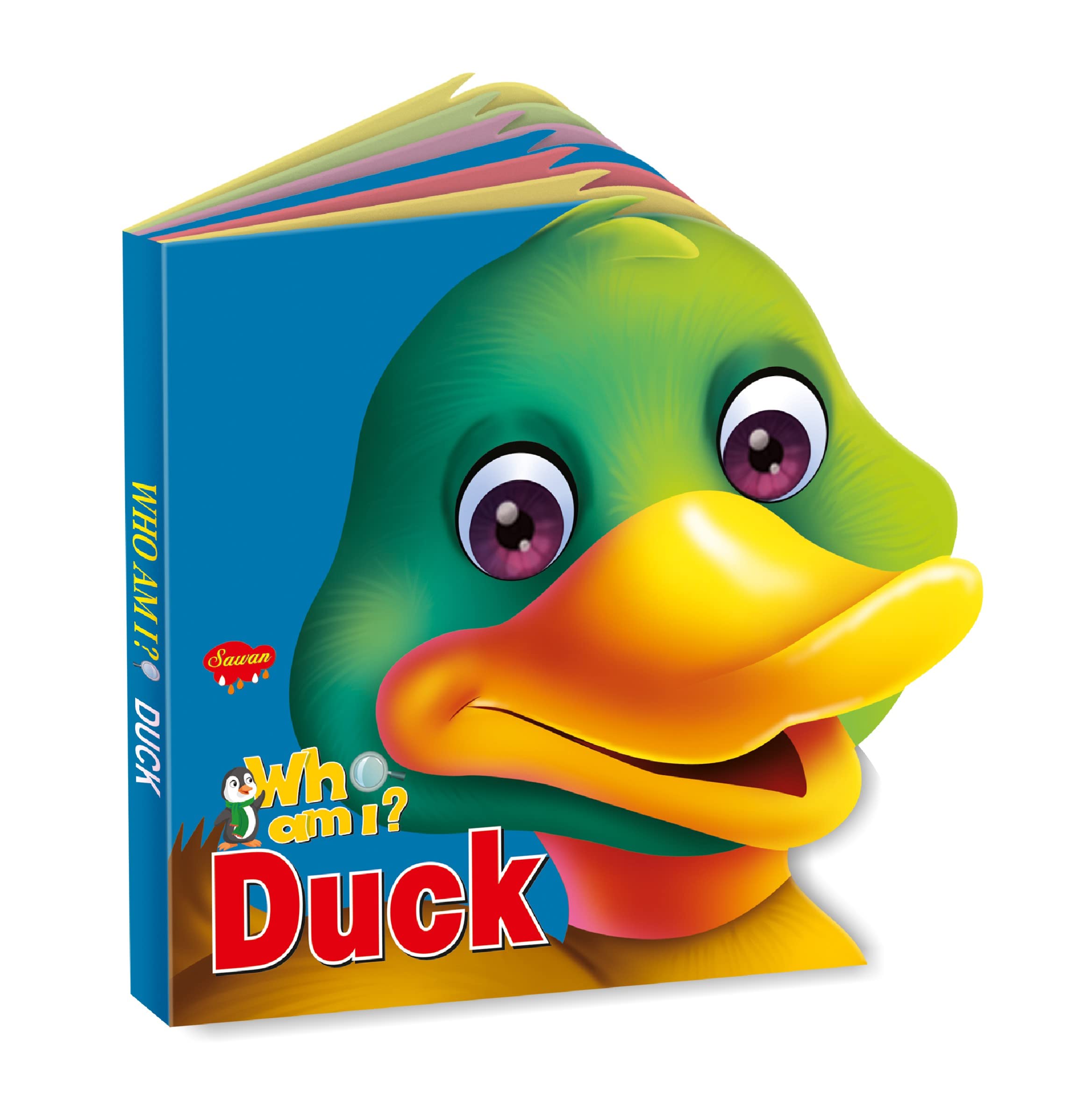 Sawan Presents Who Am I Duck | DieCut Shape BoardBook