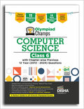 Disha Olympiad Champs Computer Science Class 6 With ChapterWise Previous 12 Year (2013  2024) Questions 4Th Edition | Cyber/ I