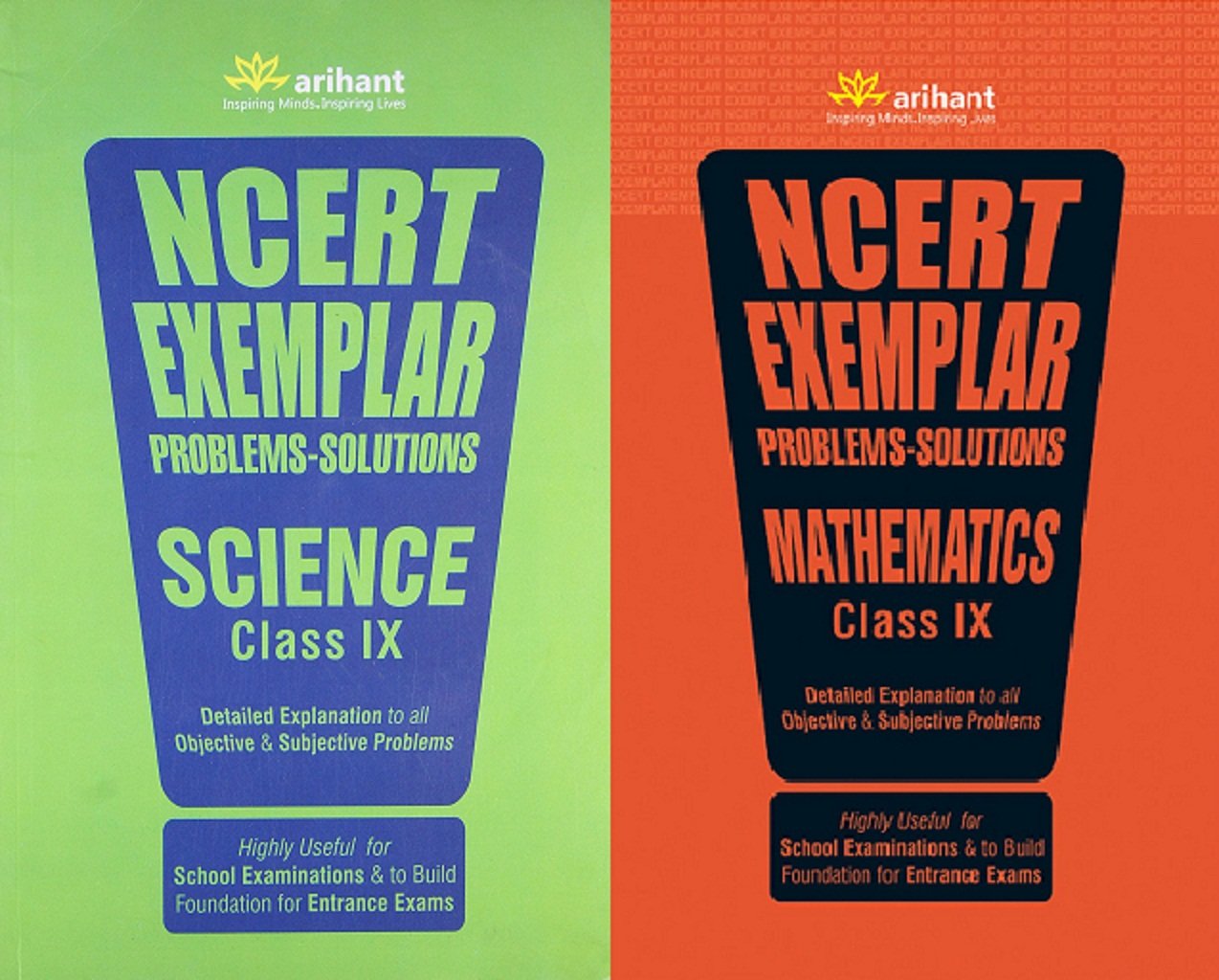Ncert Exemplar ProblemsSolutions Science And Mathematics Class 9 ( Set Of 2 Books ) 202526 Edition