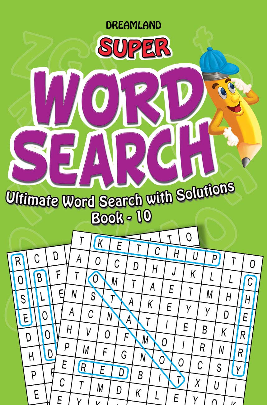 Super Word Search Book 10 | 192 Puzzle Pages with Answers | Fun Brain Teasers for Kids Ages 615 | Learning Gift for Boys & Girl