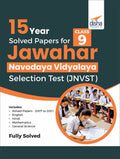 15 Year Solved Papers For Class 9 Jawahar Navodaya Vidyalaya Selection Test (Jnvst)