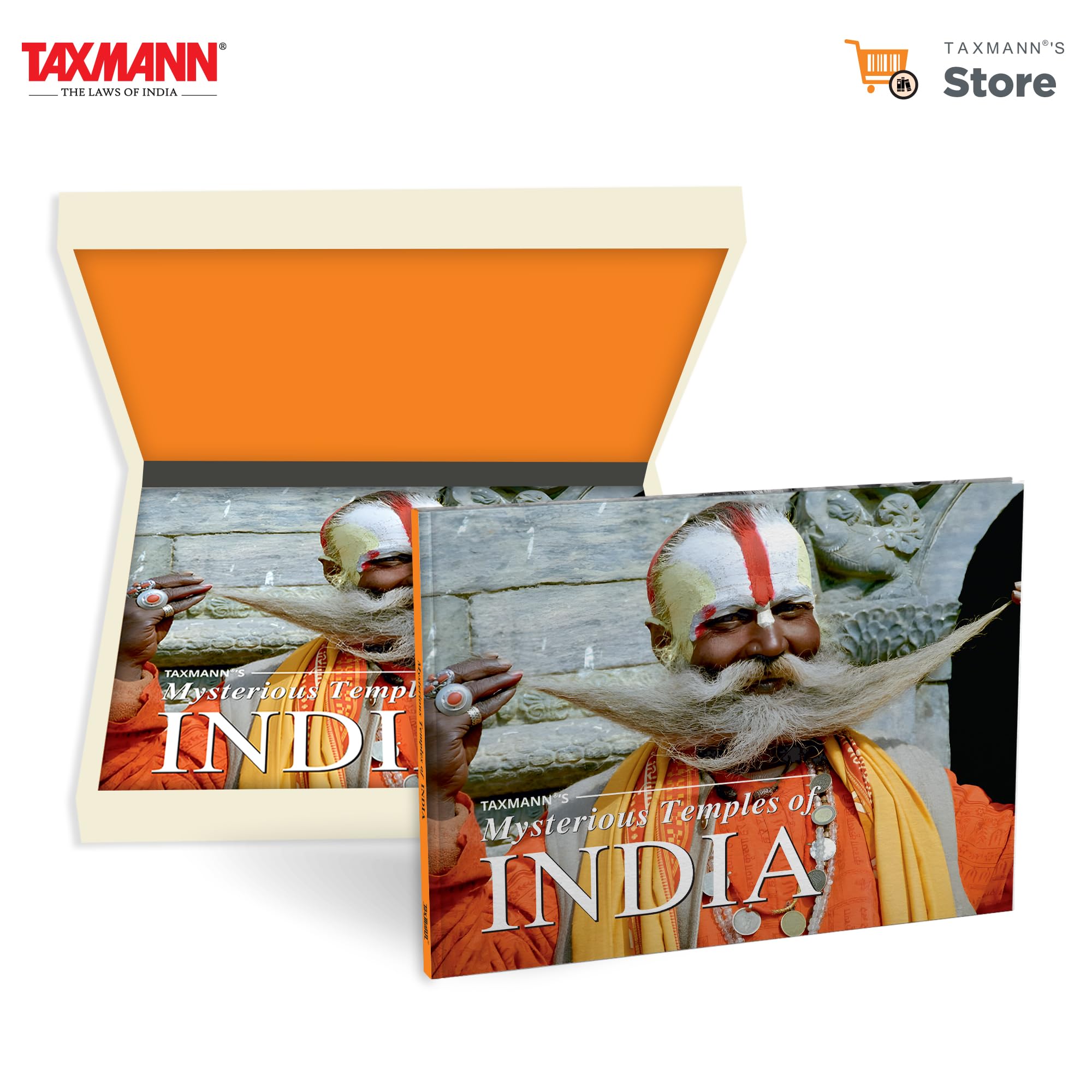 Taxmanns Mysterious Temples of India [Coffeetable Book]  Compendium Showcasing 46 Enigmatic Shrines Across 17 StatesBlendin