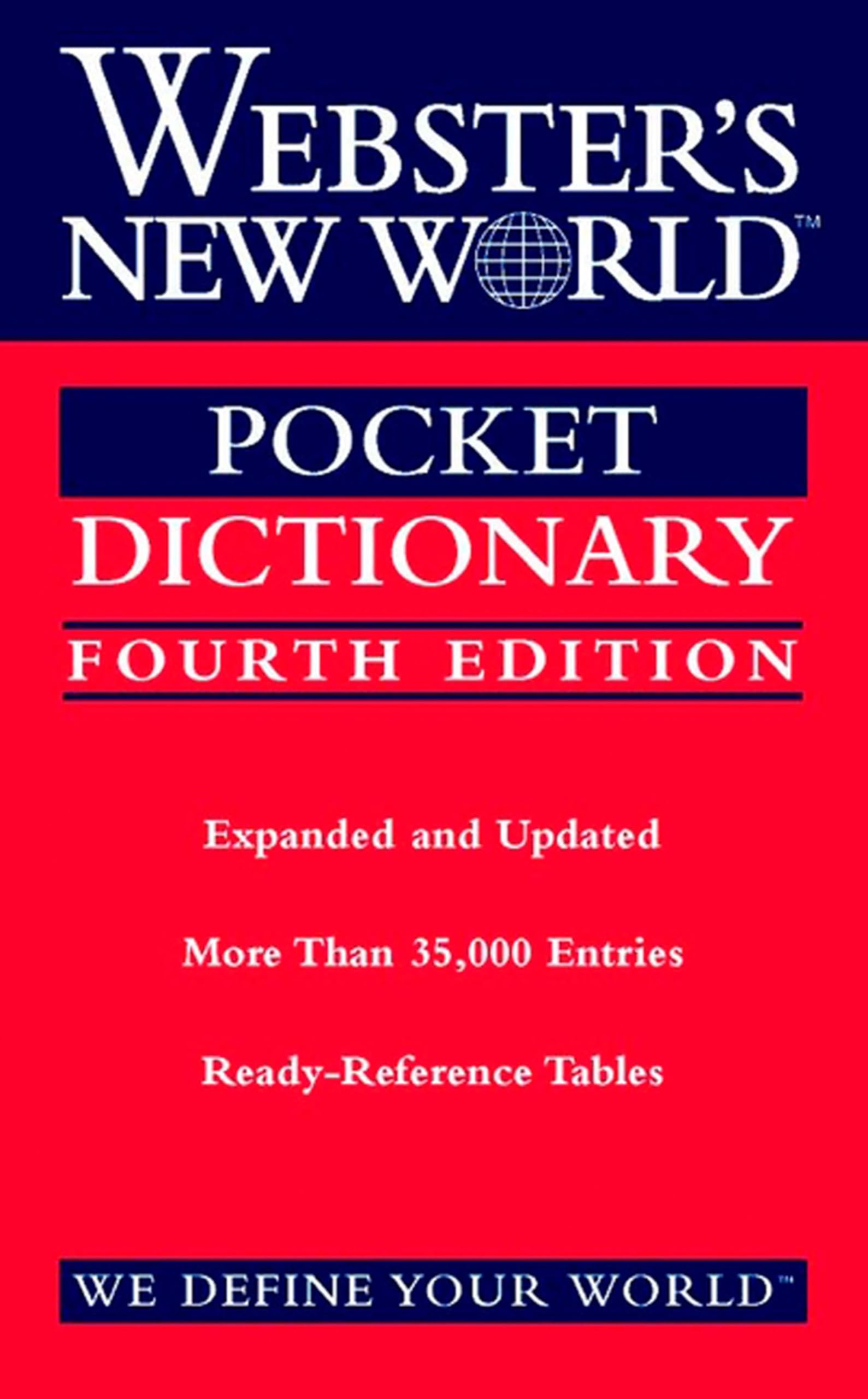 Websters New World Pocket Dictionary, Fourth Edition