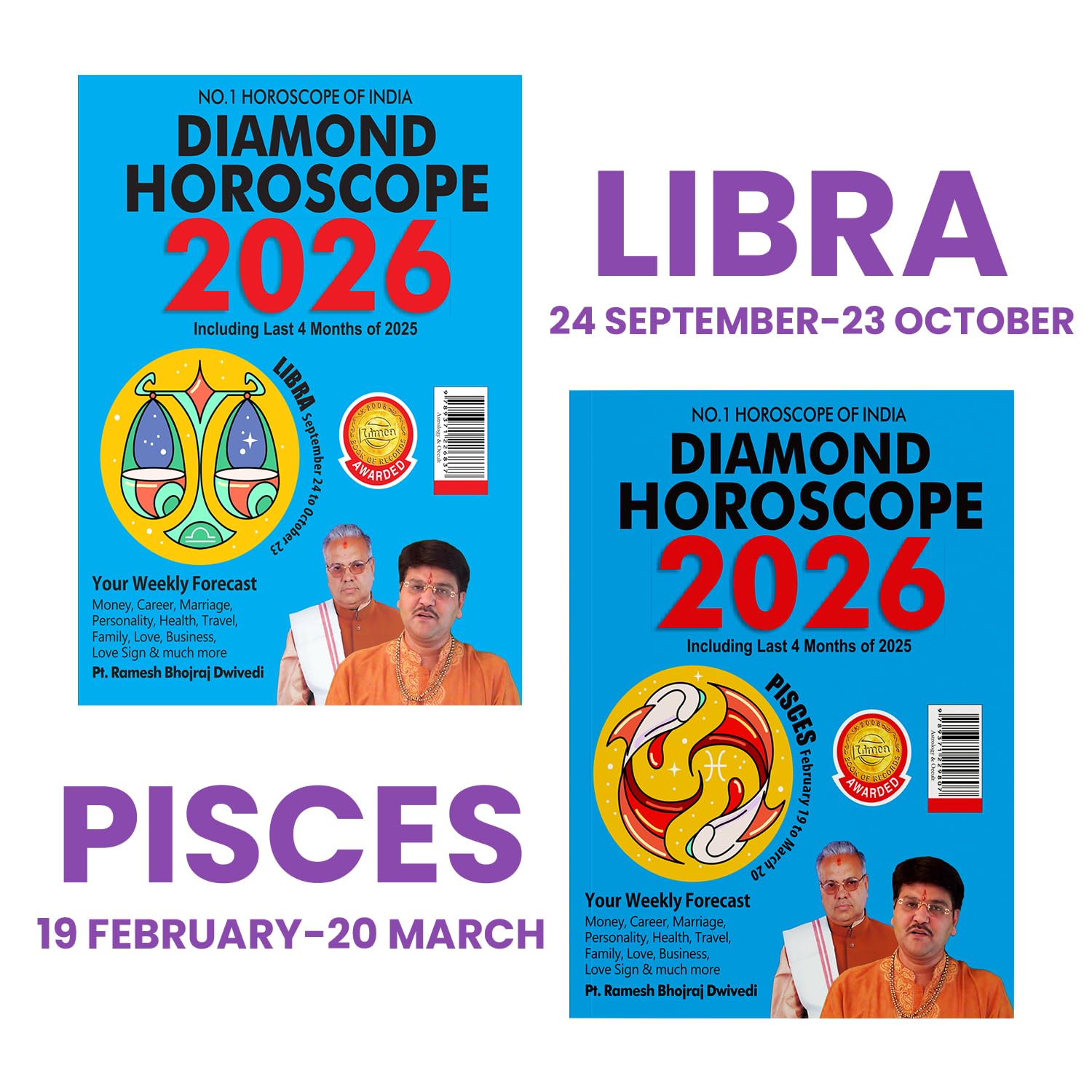 Horoscope 2026 : Sun Sign Book Of Libra + Pisces