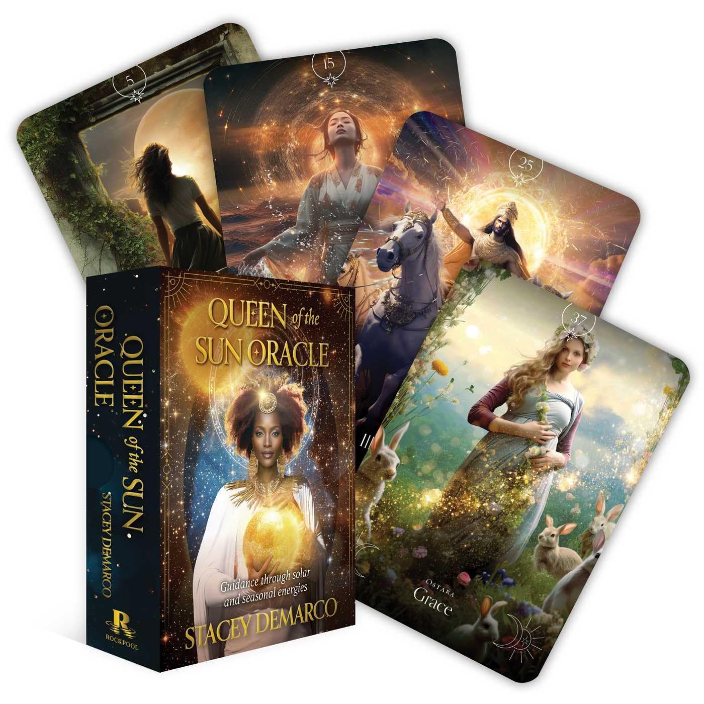 Queen of the Sun Oracle: Guidance through solar and seasonal energies (Rockpool Oracles)