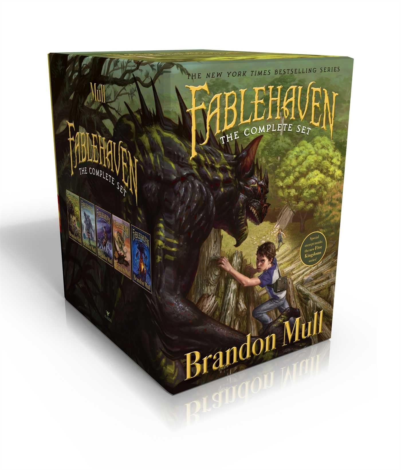 Fablehaven Complete Set (Boxed Set): Fablehaven; Rise of the Evening Star; Grip of the Shadow Plague; Secrets of the Dragon Sanc