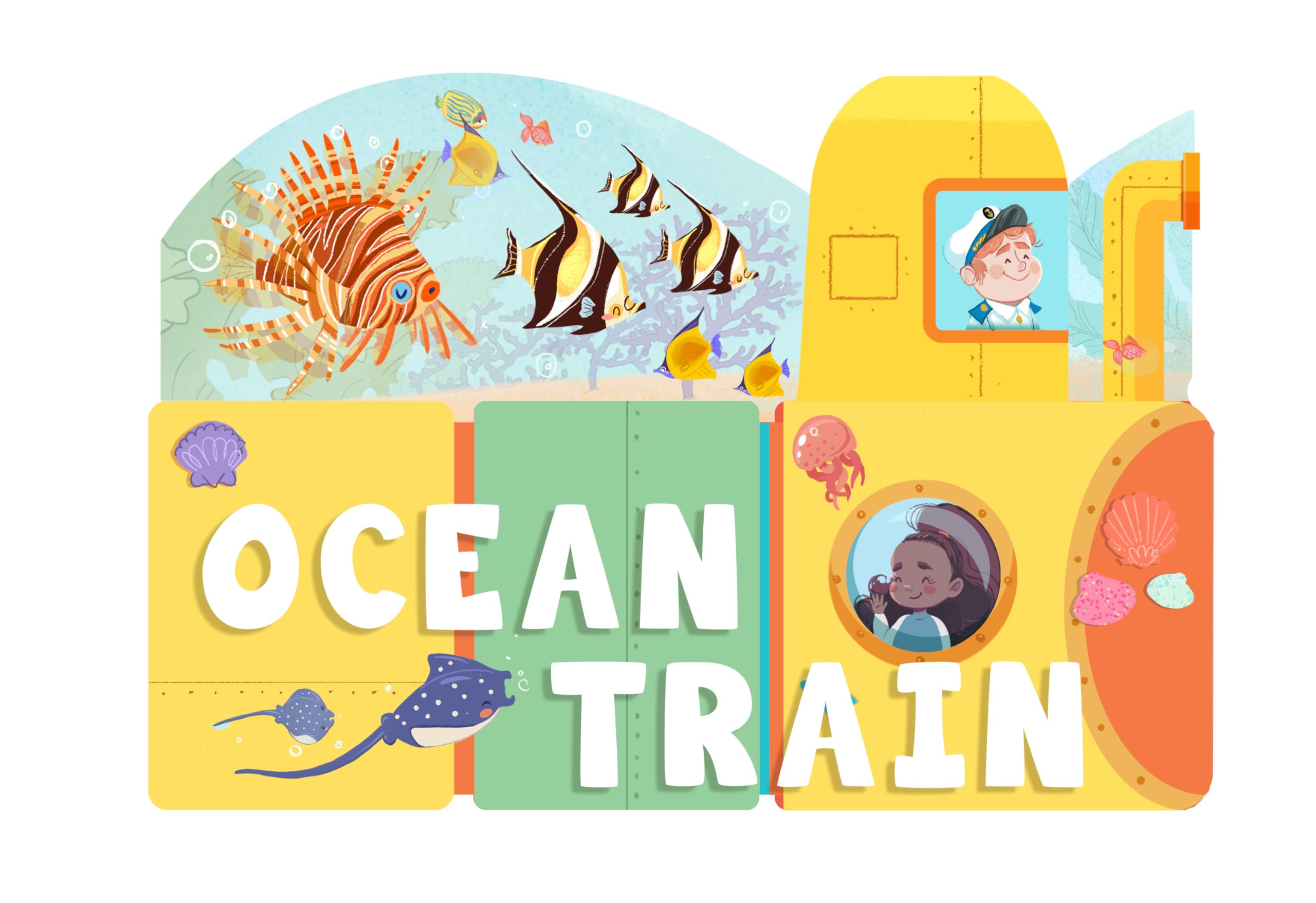 Ocean Train: An Activity Board Book (OnTrack Learning)