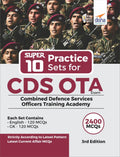 Super 10 Practice Sets For Cds Ota Exam 2Nd Edition  Combined Defence Services Afficers Training Academy