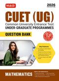 MTG NTA CUET (UG) Question Bank Mathematics For 2026 Exam | Chapterwise Notes, Practice Papers with OMR Sheets | CUET Books As 