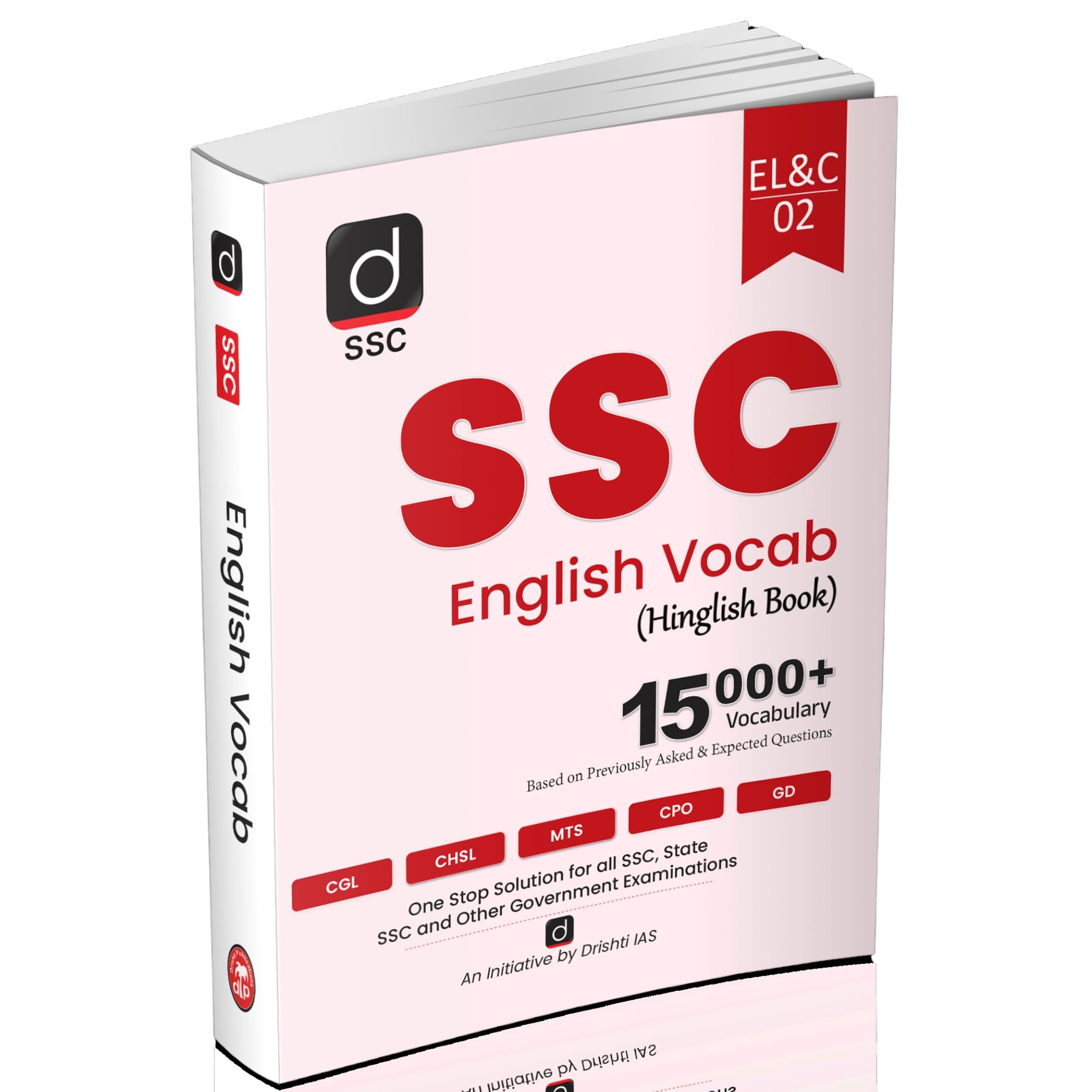 Drishti Ias English Vocabulary, For Ssc Cgl, Chsl, Cpo, Mts, Gd, Stenographer & StateLevel Exams, Chapterwise Practice + Previo