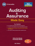Taxmanns Auditing & Assurance Made Easy (Paper 6 | Auditing)  Selflearning study material in simple & lucid language with a st