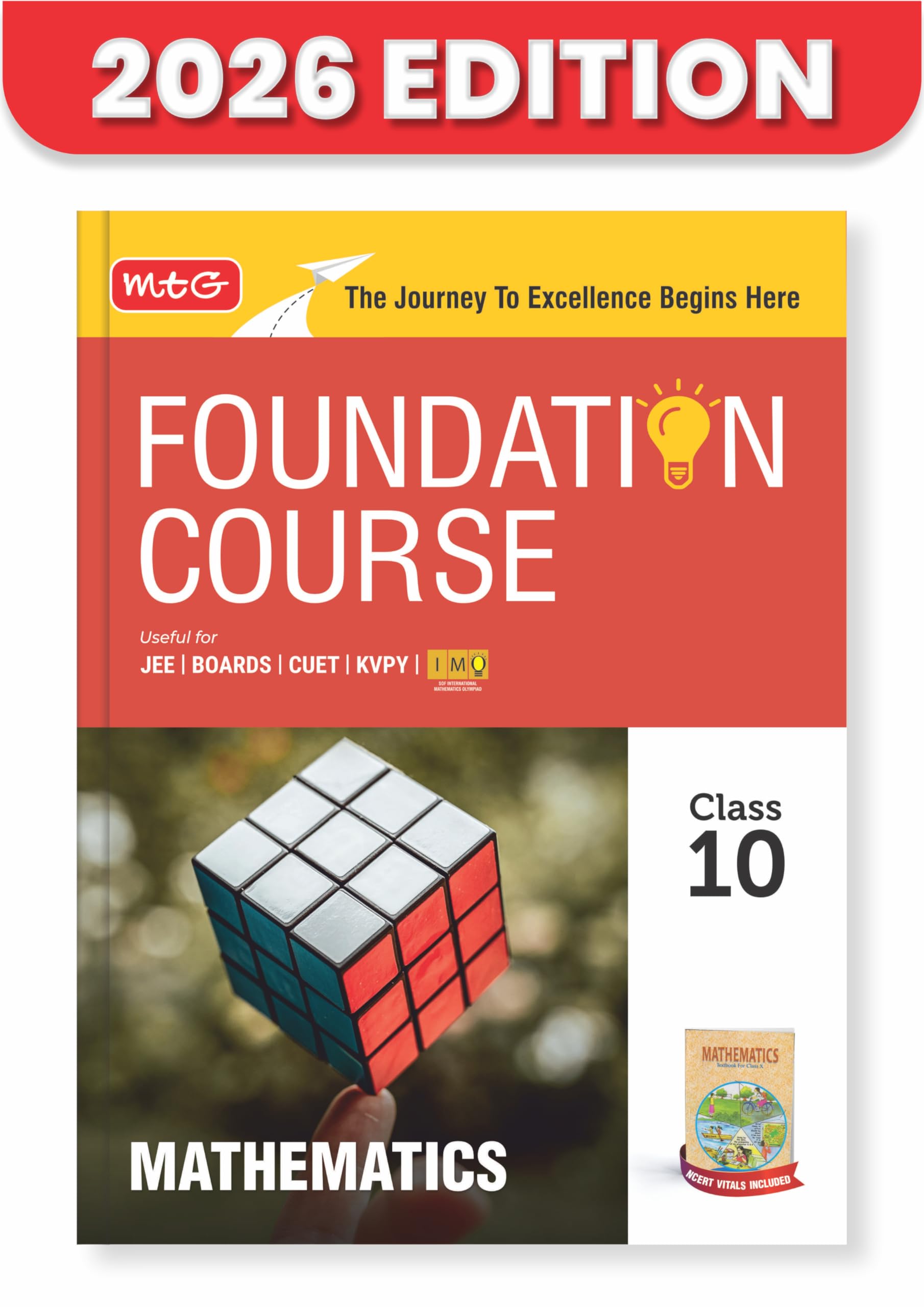 MTG Foundation Course Class 10 Mathematics For NEET, IITJEE, CUET & Boards Exams (Edition 20262027)