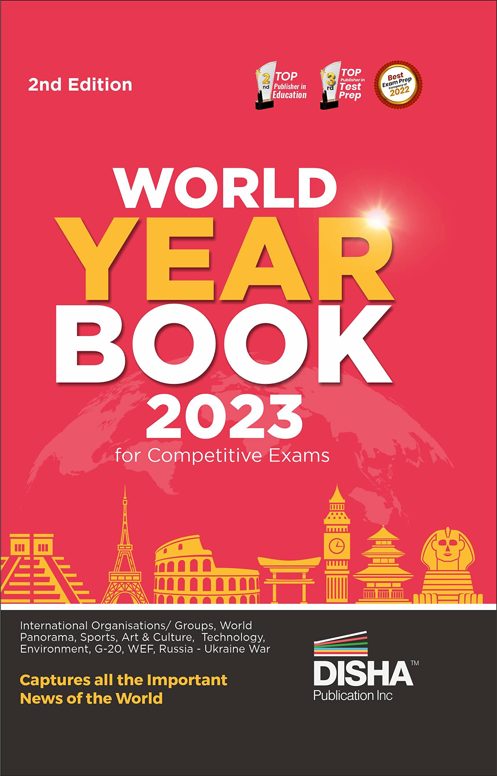 Dishas World Year Book 2023 for Competitive Exams 2nd Edition  General Knowledge/ Awareness/ Studies & Current Affairs | UPSC