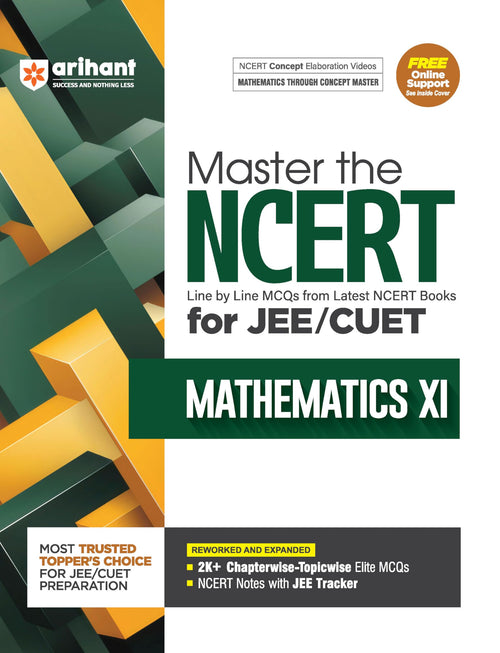 (Old Edition) Arihant Master the NCERT Mathematics Class 11 for JEE/CUET 2025