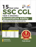 15 Yearwise SSC CGL Tier II (Mains) Quantitative Aptitude Solved Papers (2020  2015)