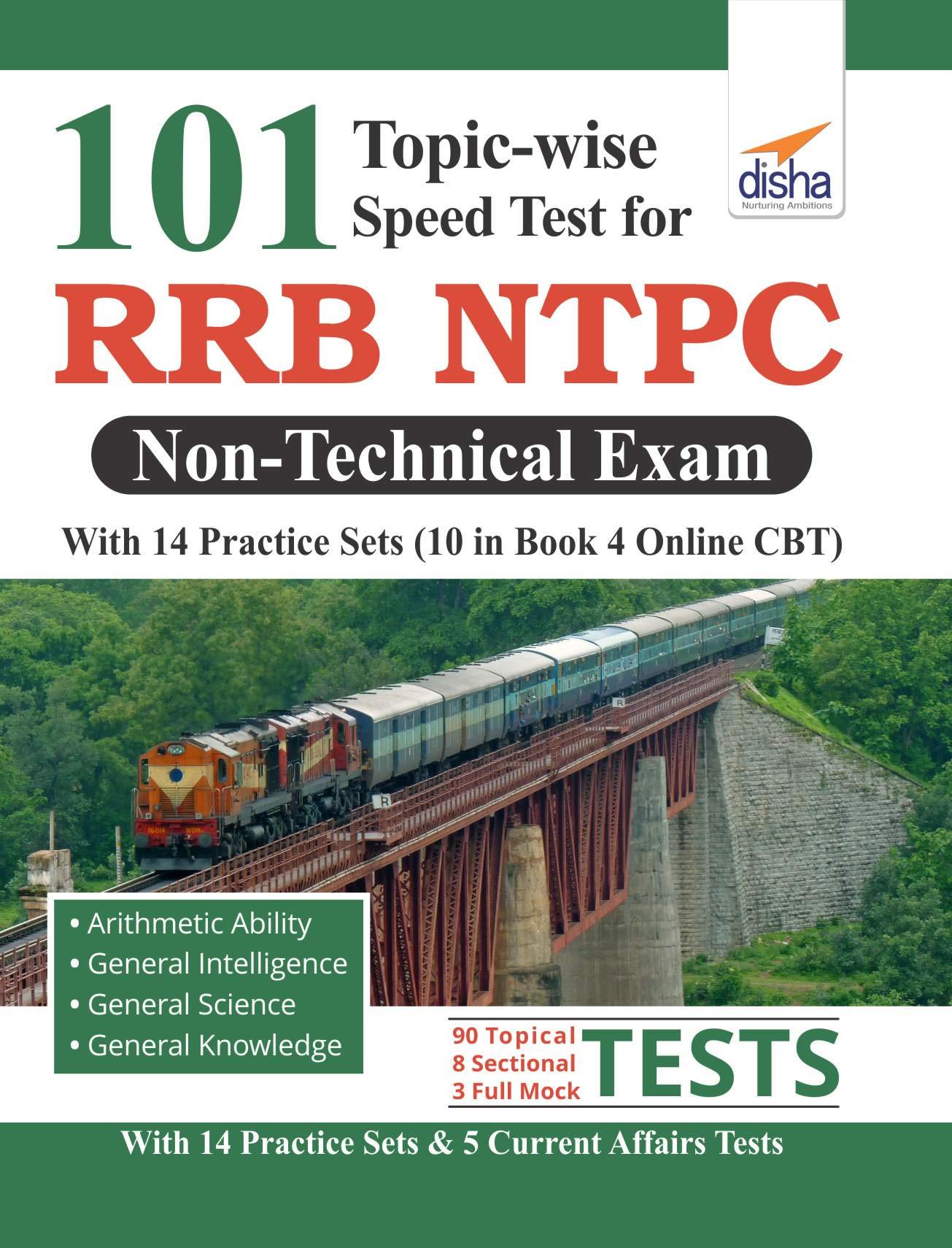 101 TopicWise Speed Tests For Rrb Ntpc Non Technical Exam With 14 Practice Sets (10 In Book & 4 Online Cbt) 2Nd Edition