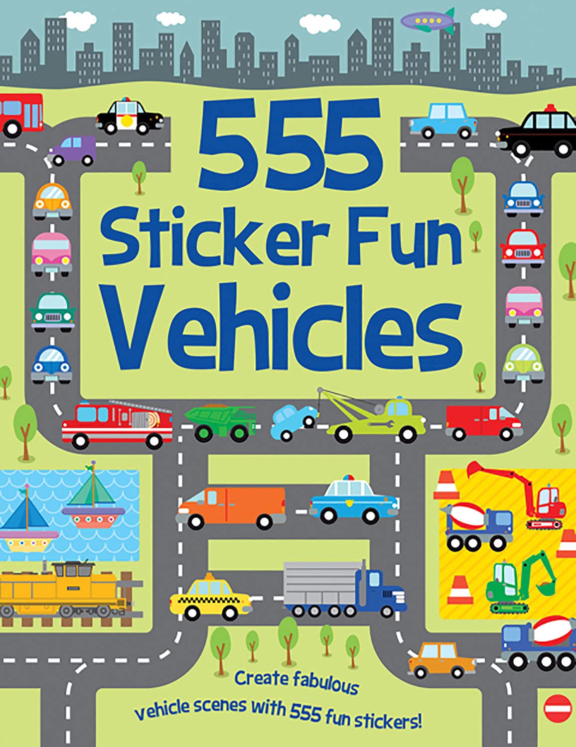 555 Sticker Fun Vehicles