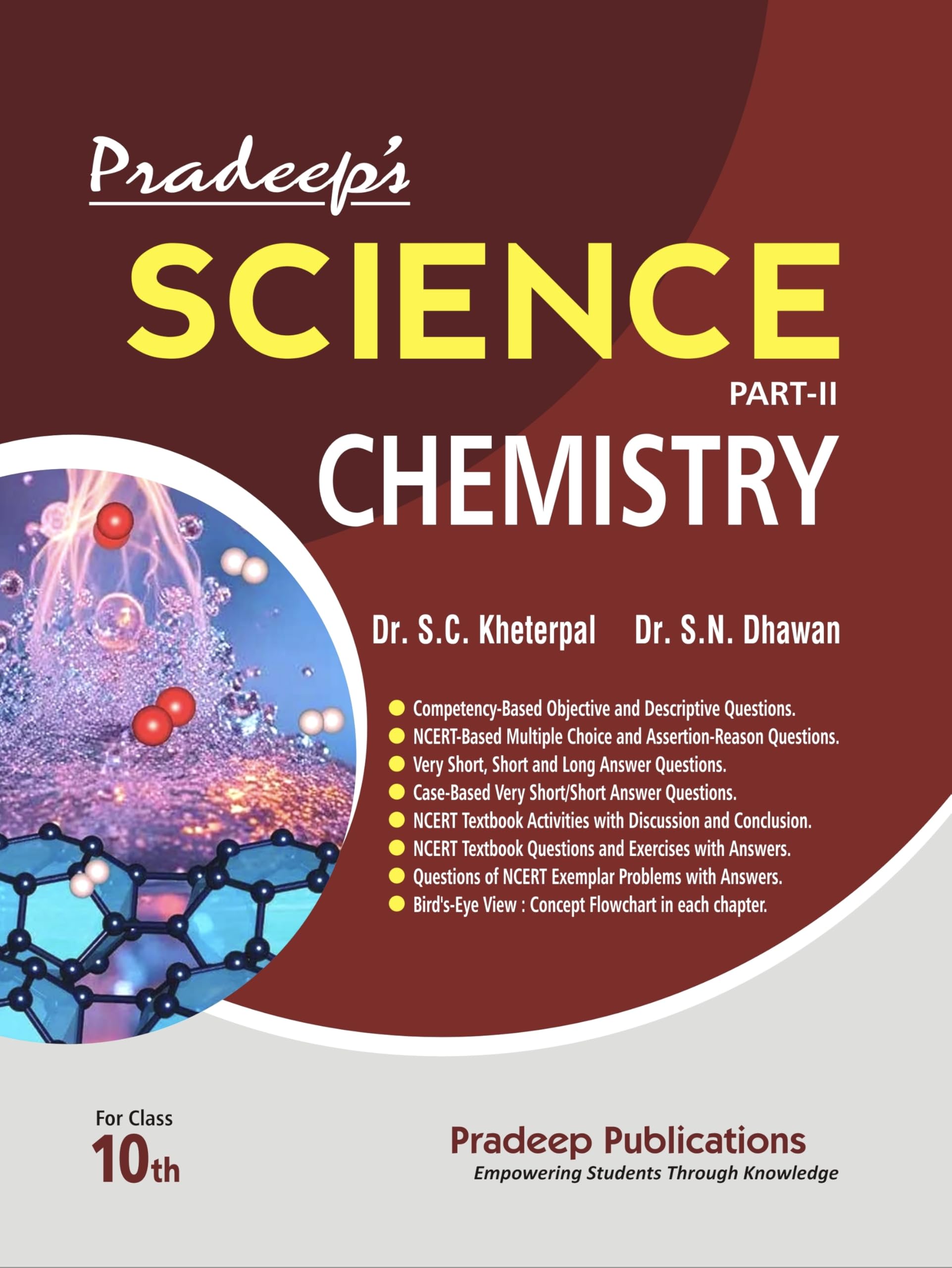 Pradeeps Science Chemistry Part  II for Class 10  Examination 202627