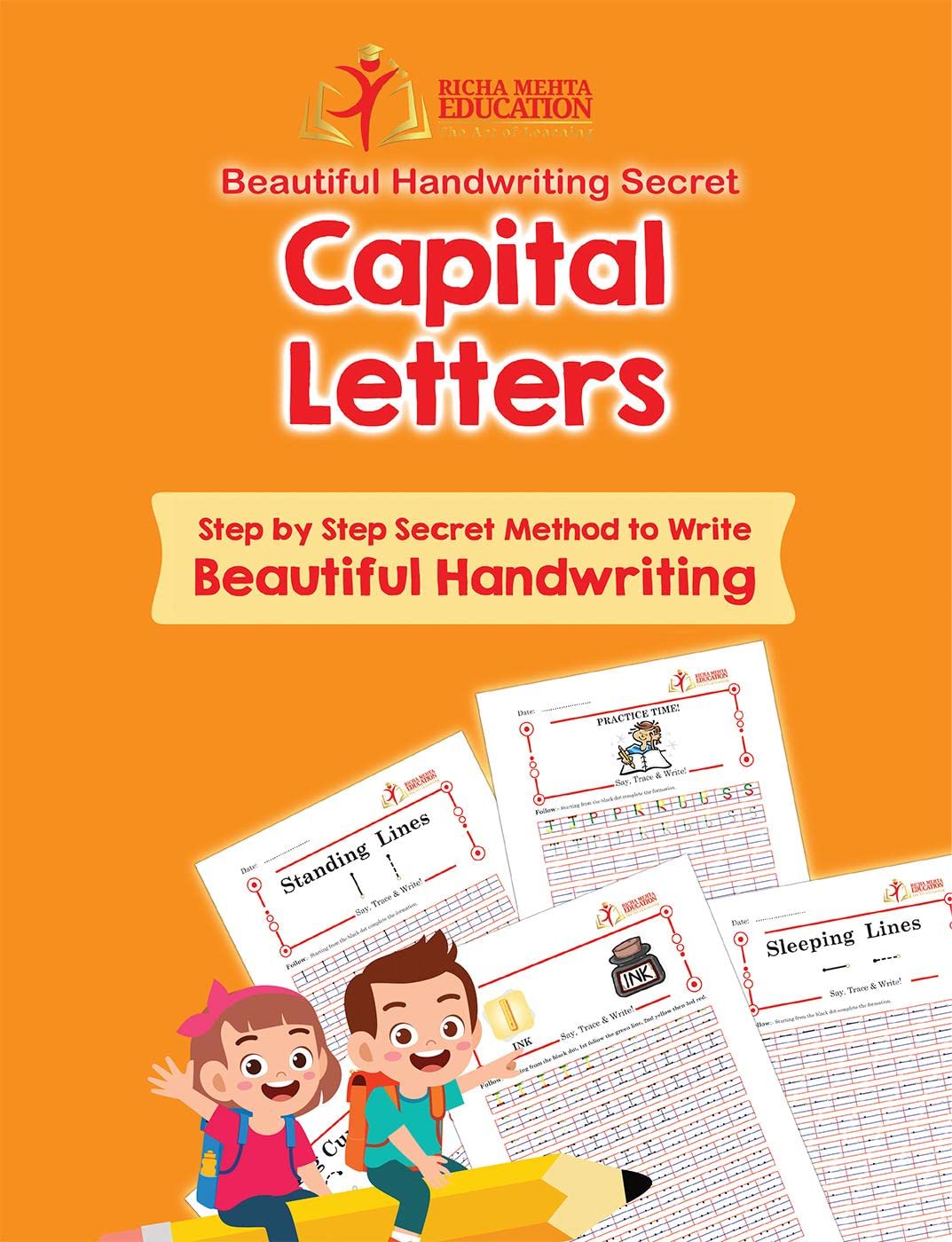 Capital Letters : Step by Step Secret Method to Write Beautiful Handwriting