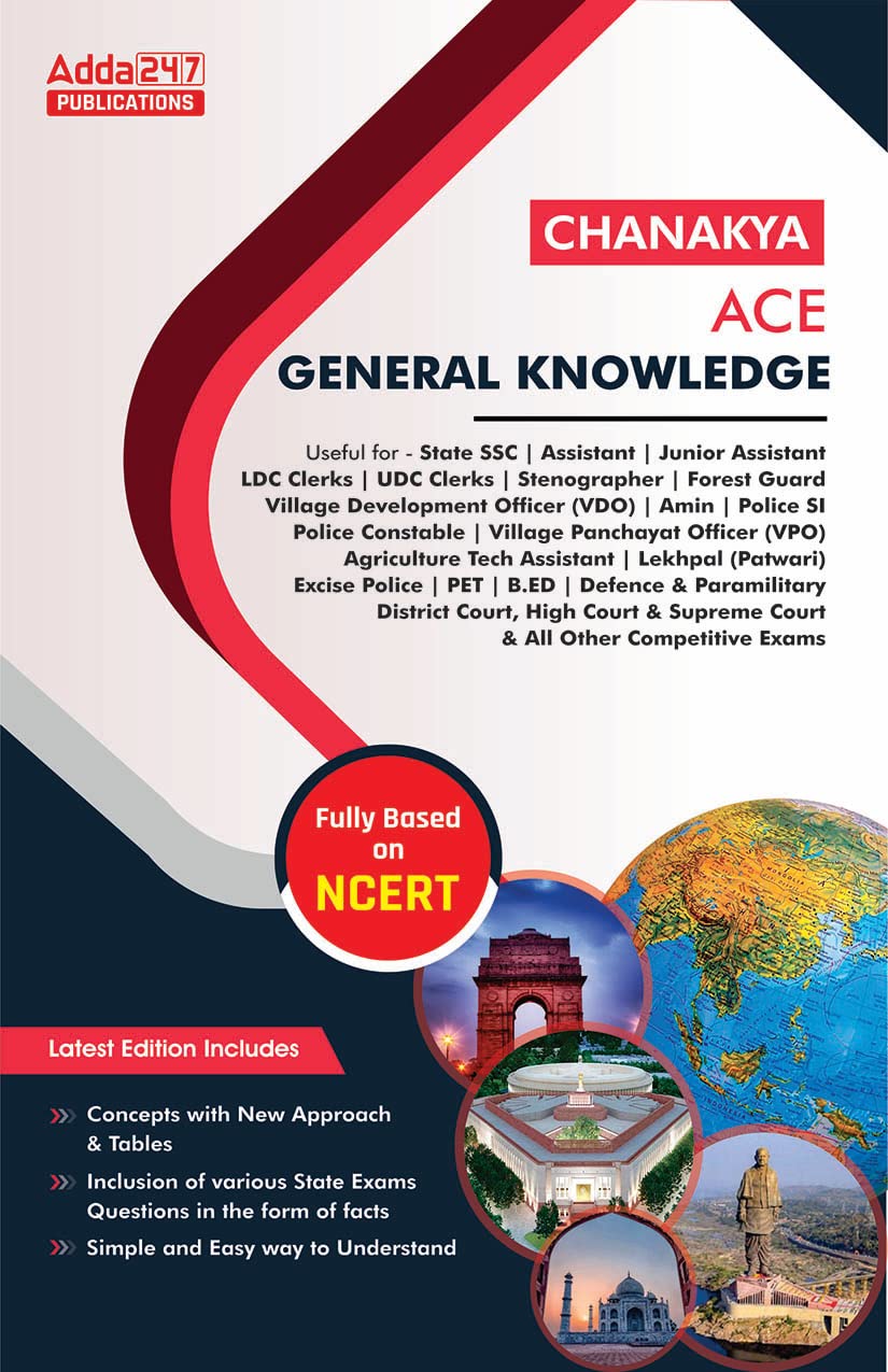 Chanakya Ace General Knowledge Book For Ssc, Railways & Other Competitive Exam (English Printed Edition) By Adda247