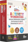 Disha Perfect Genius Junior Activity Workbooks For Science, Environment, Mathematics, Logical Reasoning & English For Ages 5 To 