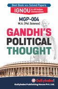 Gullybaba Ignou MA (Latest Edition) MGP4 Gandhis Political Thought, IGNOU Help Books with Solved Sample Question Papers and Imp