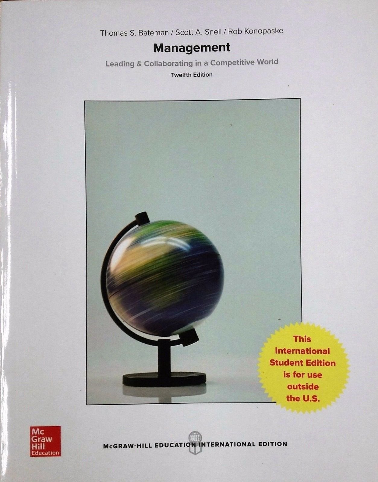 ISE MANAGEMENT: LEADING & COLLABORATING IN A COMPETITIVE WORLD