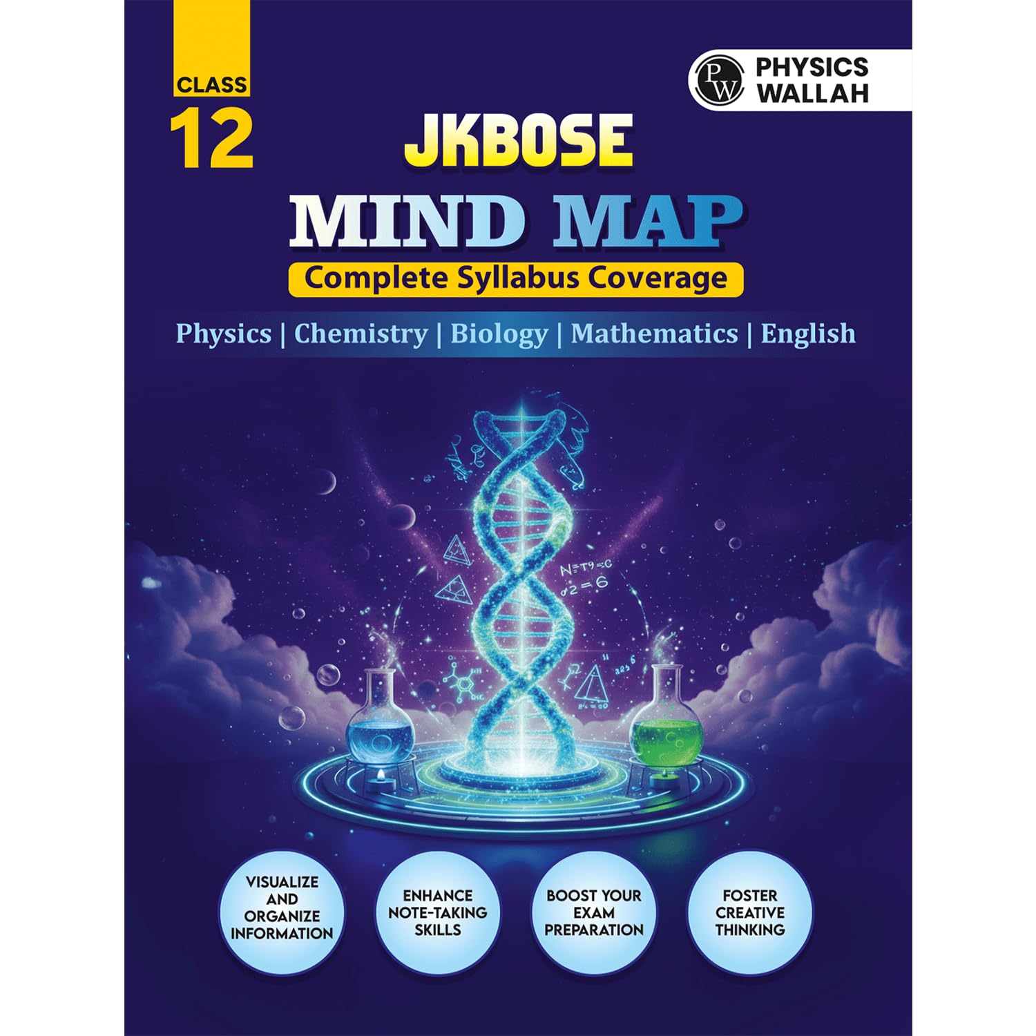 PW JKBose Class 12 Mind Map For 2027 Exams | Physics, Chemistry, Biology, English, Mathematics | Full Syllabus Coverage | Flowch