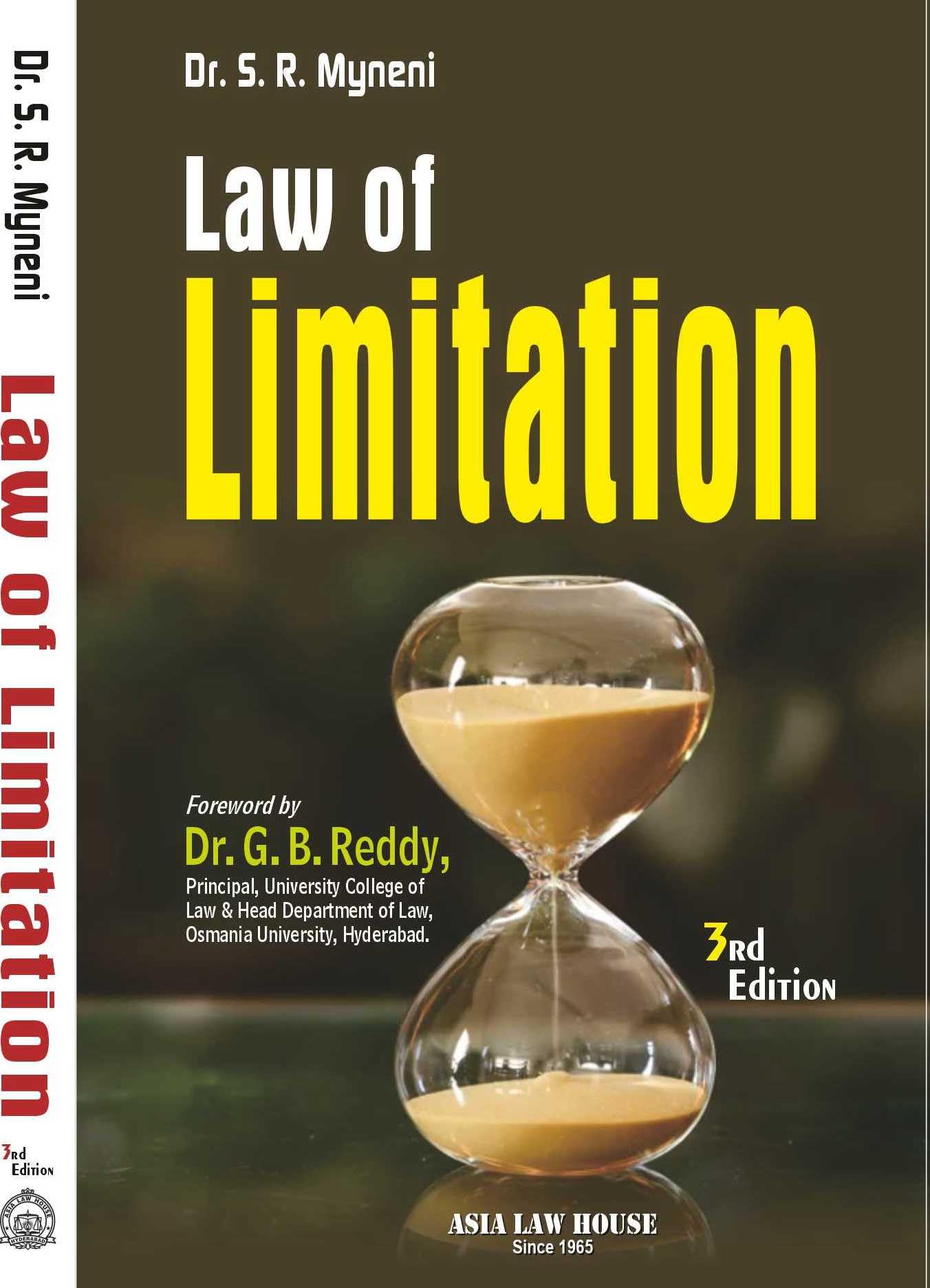 Law Of Limitation  Dr. S.R. Myneni 3Rd Edn.  2025