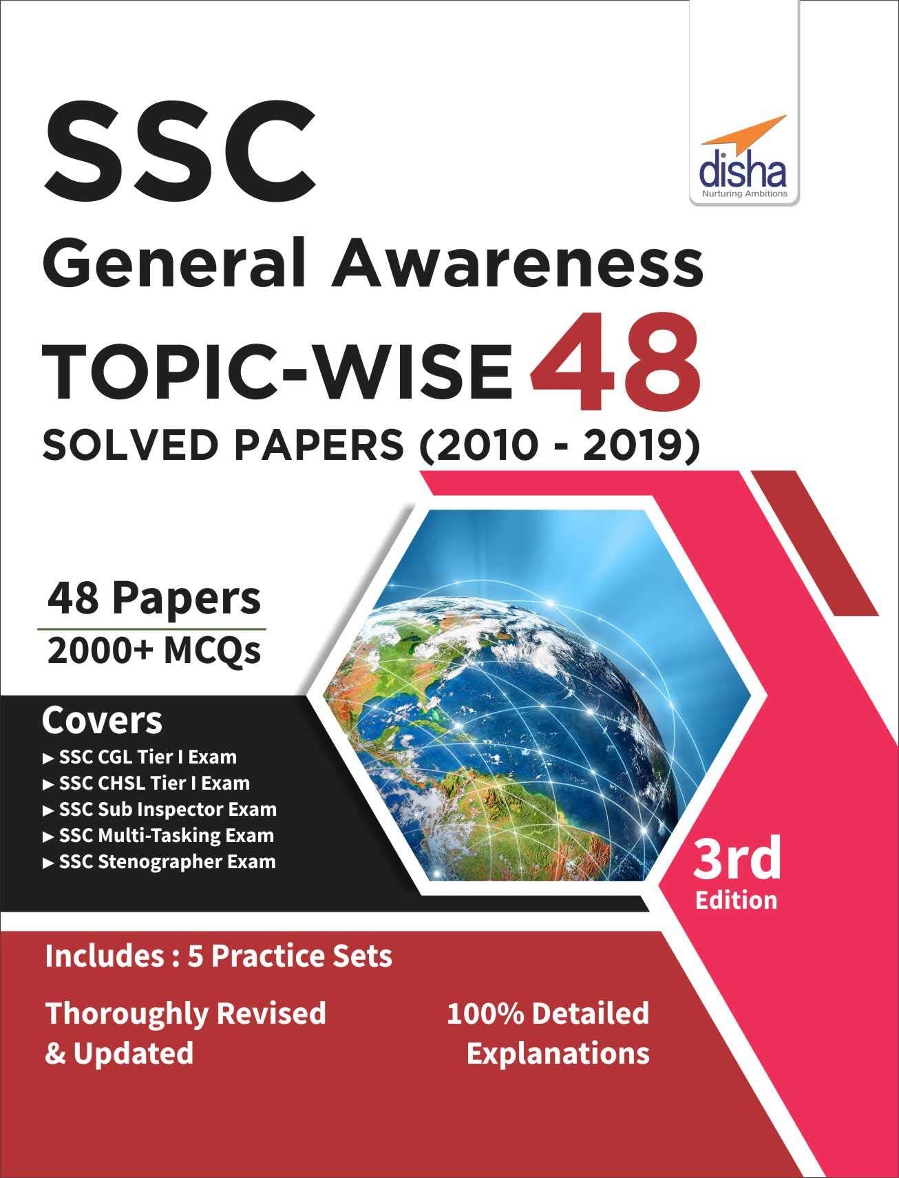 Ssc General Awareness TopicWise 48 Solved Papers (20102019) 3Rd Edition