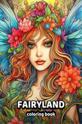 FAIRYLAND coloring book : excellent fairy coloring pages for stress relief, and relaxation, for girls and women