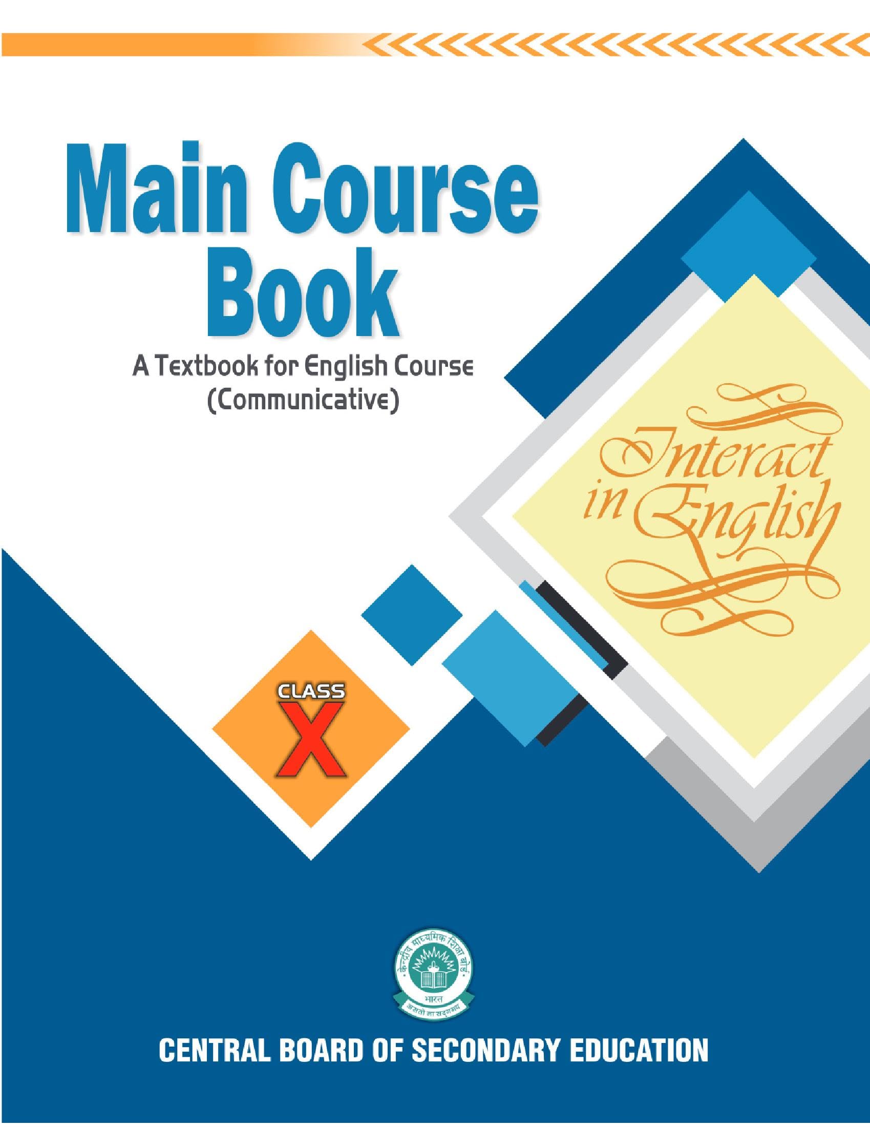 Interact In English Main Course Book Class 10 Cbse