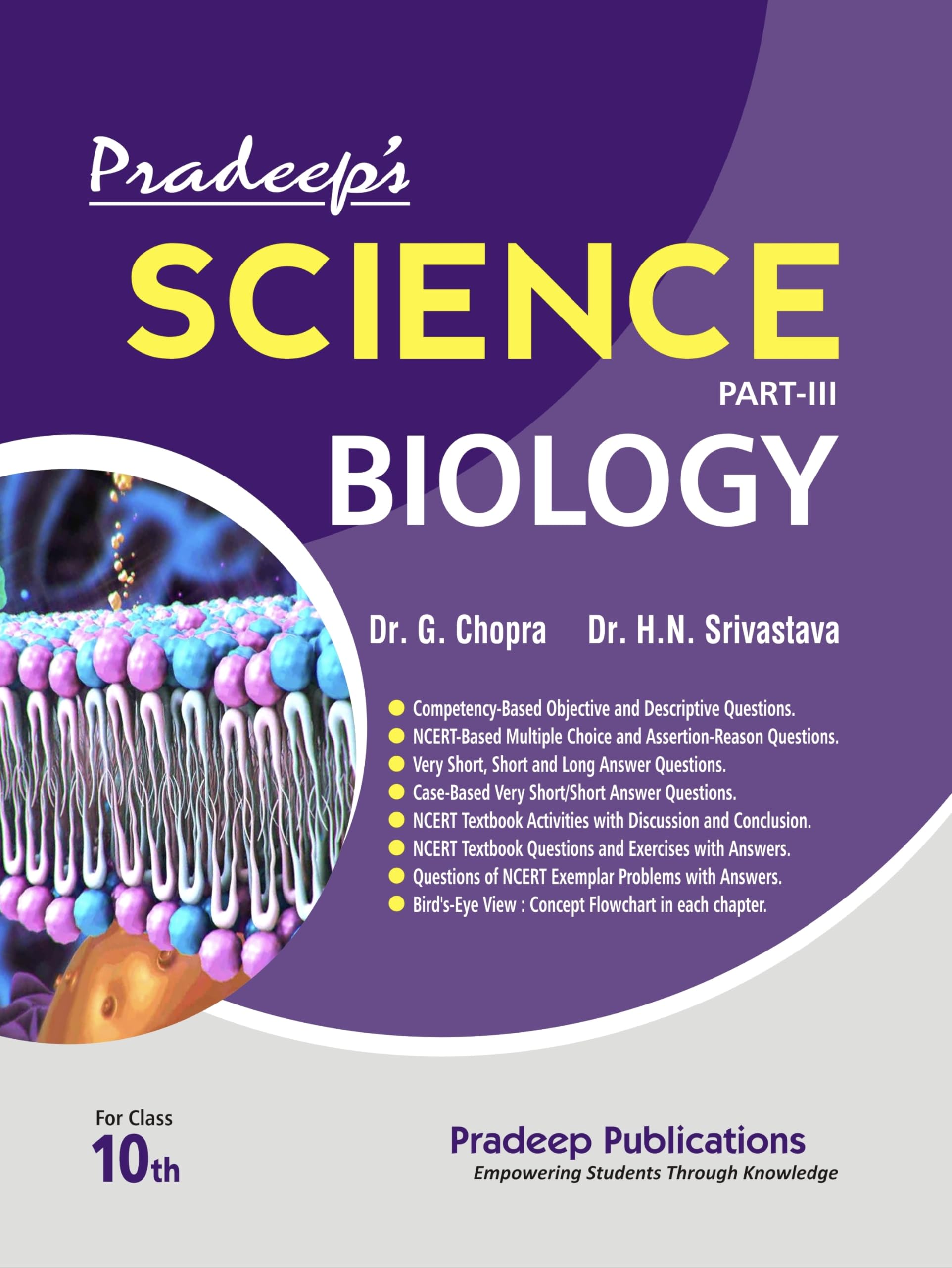 Pradeeps Science Biology Part  III for Class 10  Examination 202627