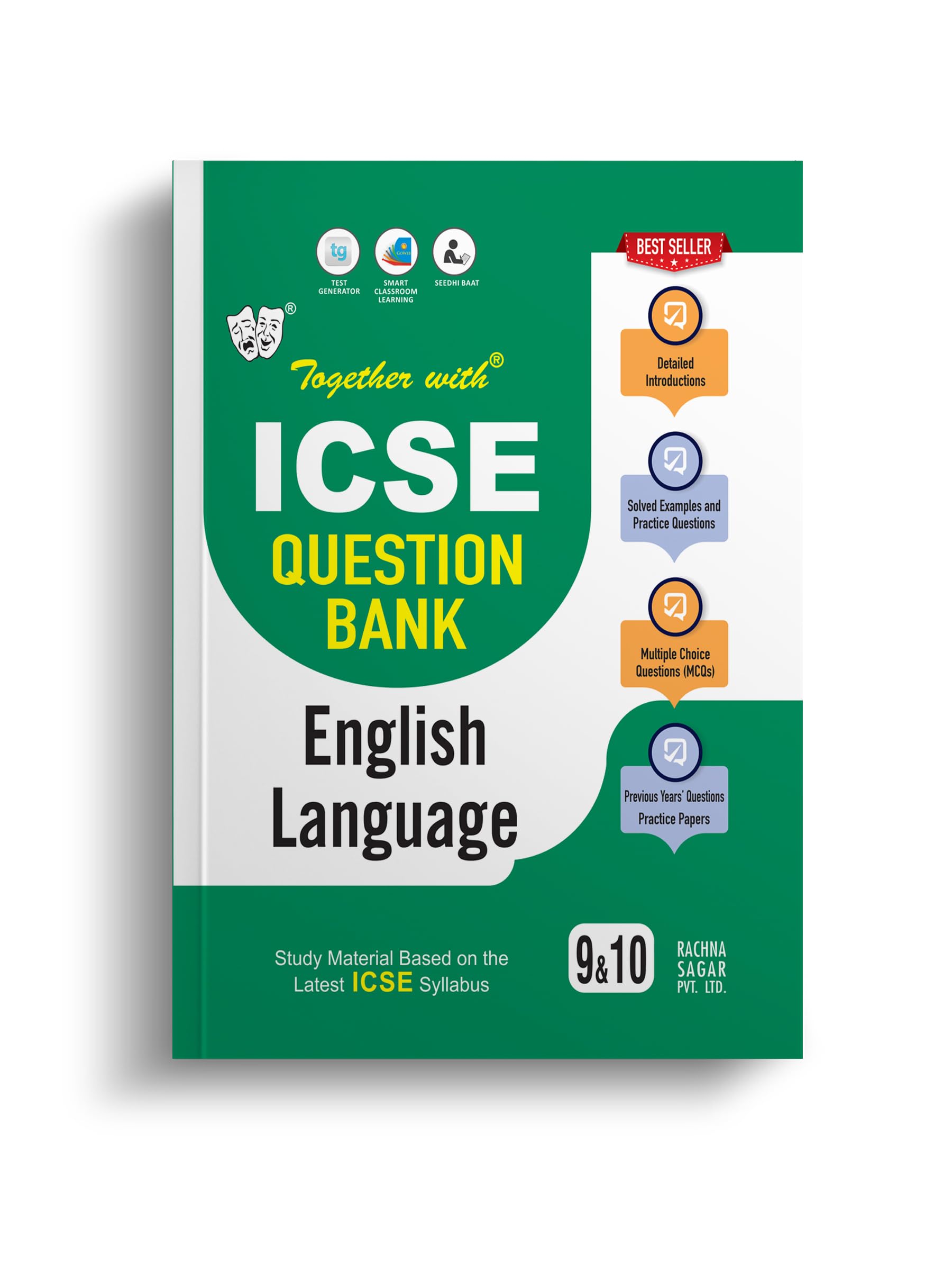 Together With ICSE Class 9&10 English Language Solved Question Bank & Practice Papers (Chapterwise & Topicwise) Exam 2023 [Paper