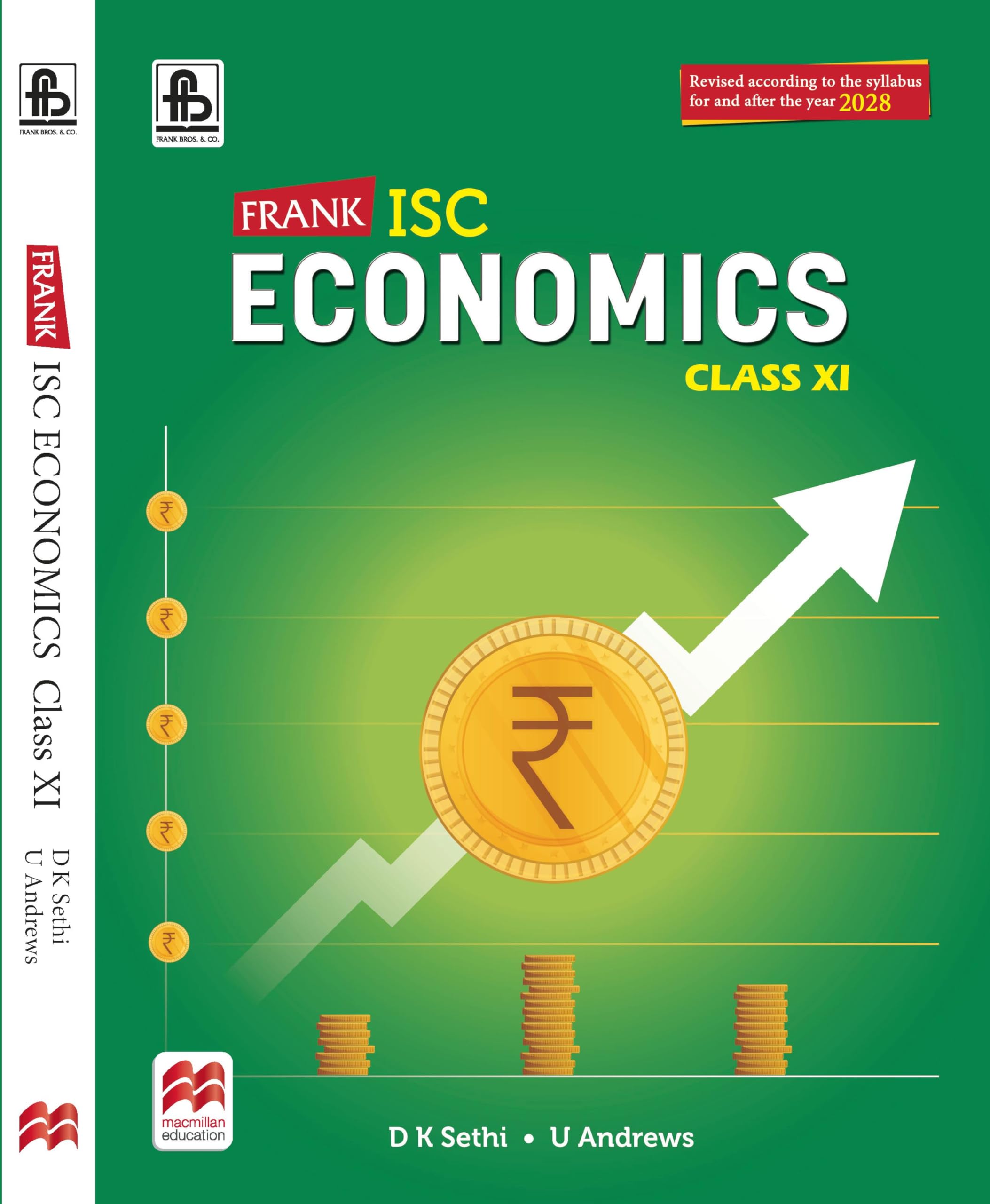 Frank ISC Economics Class 11 (2028 Edition) | ISC Economics Guide for Class XI | Updated Syllabus 2028 | ISC Board Exam Preparat
