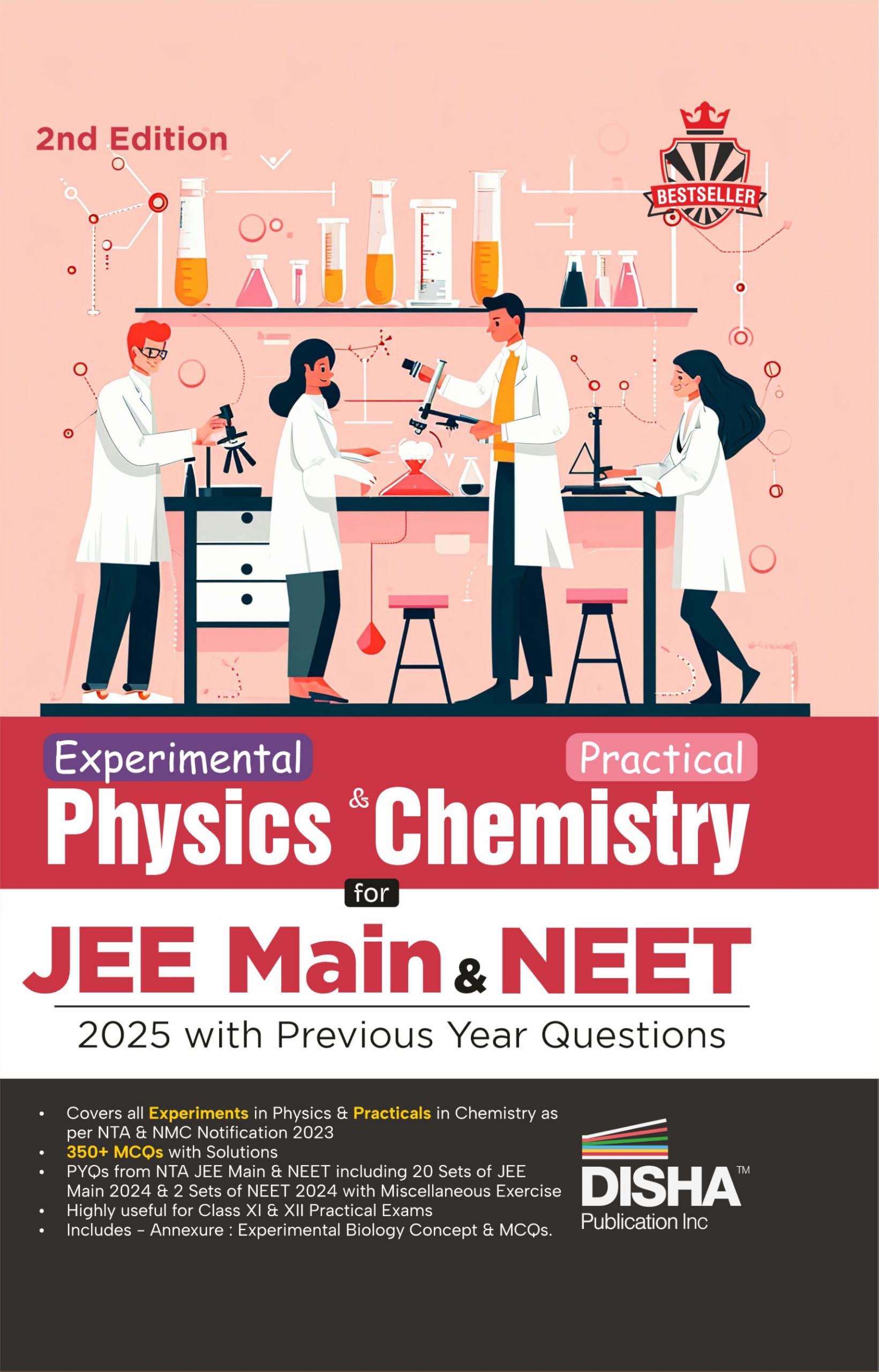 Experimental Physics & Practical Chemistry For Jee Main & Neet 2025 With Previous Year Questions 2Nd Edition | Latest Syllabus B