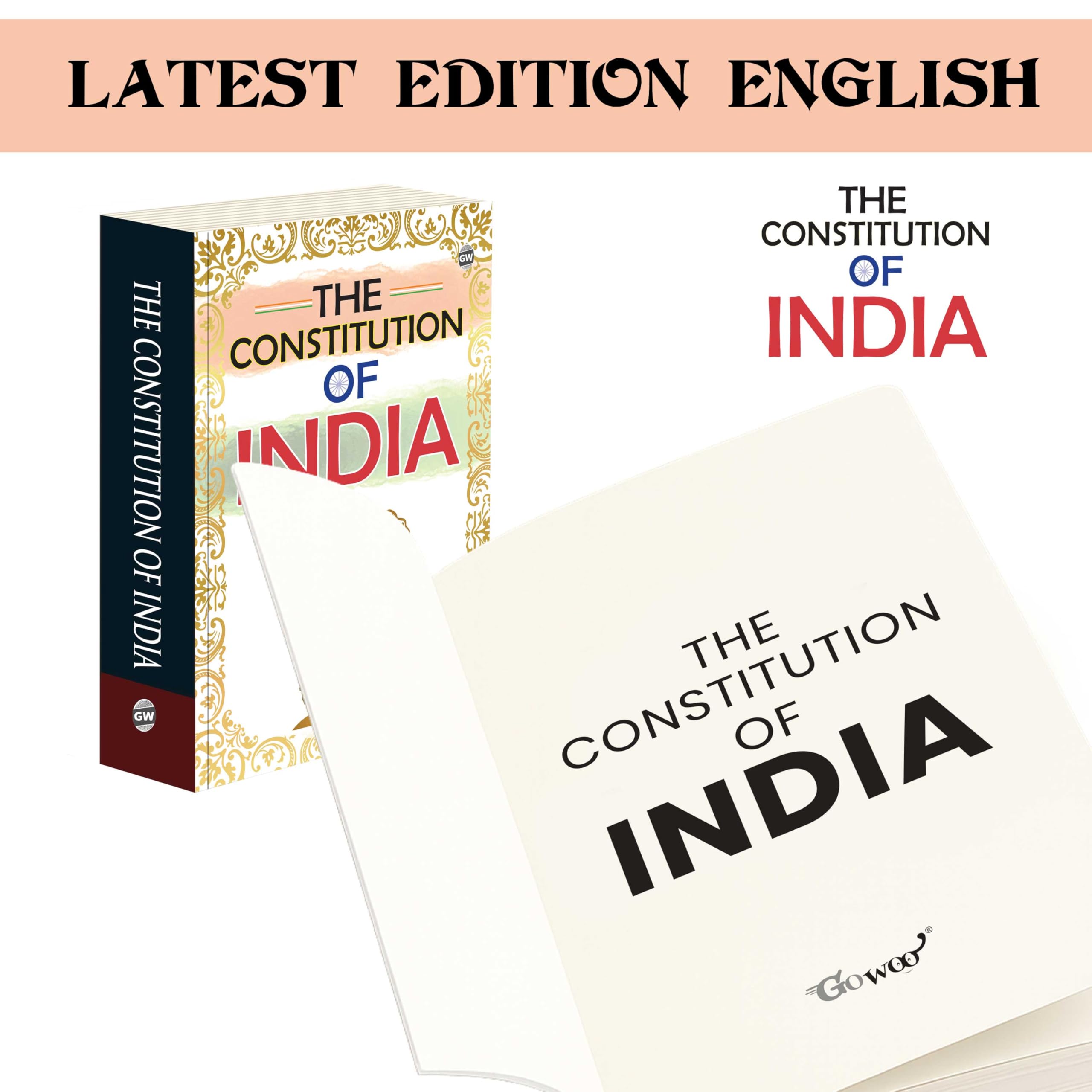 The Constitution of India : Educational Indian novel, Constitution guide for people, Constitution simplified for teenagers