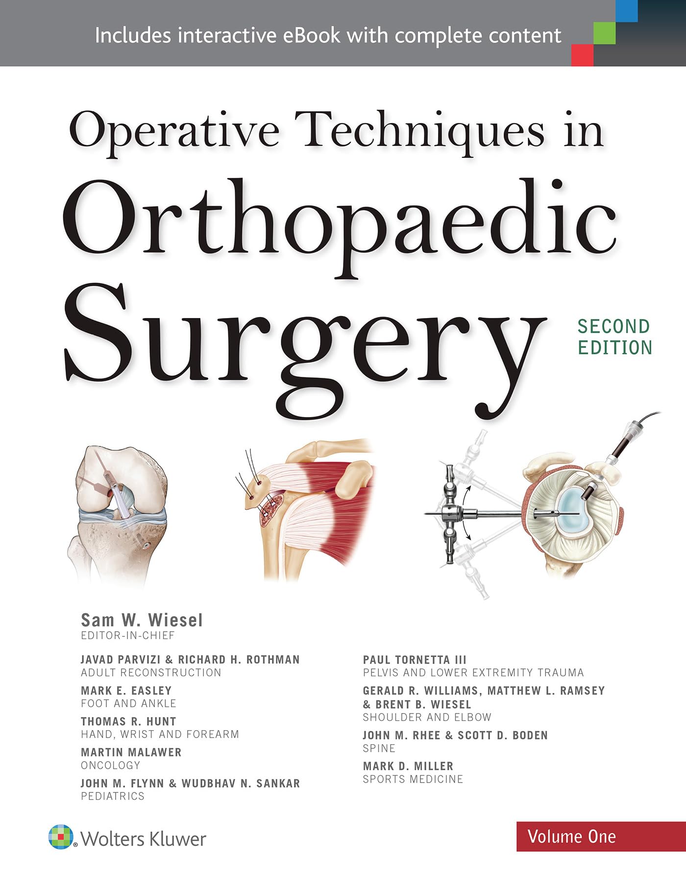 OPERATIVE TECHINEQUES IN ORTHOPAEDIC SURGERY 4 VOLUME SET